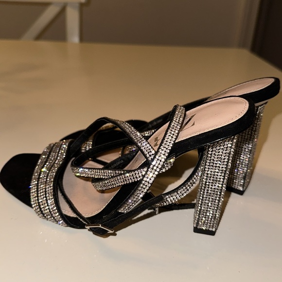 NEW Zara sparkling sandals - Picture 1 of 5